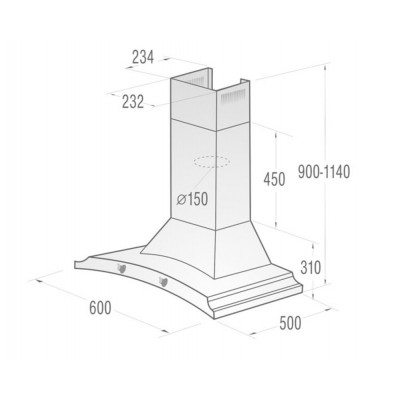 Вытяжка GORENJE DK63MCLB Вытяжка GORENJE DK63MCLB