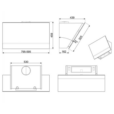 Вытяжка SMEG KV26P Вытяжка SMEG KV26P