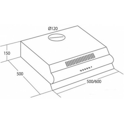 ВСТРАИВАЕМАЯ ВЫТЯЖКА AKPO WK-7 Р3050 белый ВСТРАИВАЕМАЯ ВЫТЯЖКА AKPO WK-7 Р3050 белый