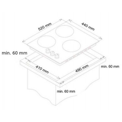 Варочная поверхность электрическая SIMFER H45D13B001 Варочная поверхность электрическая SIMFER H45D13B001