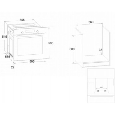 Духовой шкаф электрический SIMFER B6EW56001 Духовой шкаф электрический SIMFER B6EW56001