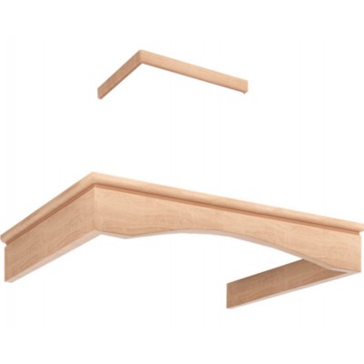 Комплект обрамлений Вилла 60 КО 60 -100 дуб неокр Комплект обрамлений Вилла 60 КО 60 -100 дуб неокр