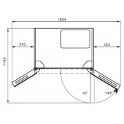 Холодильник HIBERG RFS-650DX NFB inverter