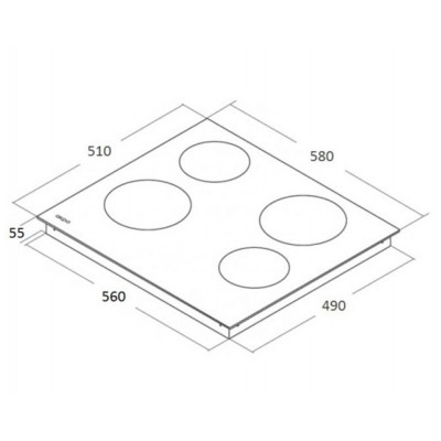 Варочная панель электрическая AKPO PKA 609014 BL Варочная панель электрическая AKPO PKA 609014 BL