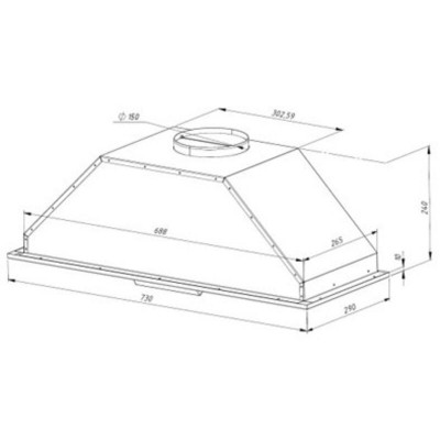 ВСТРАИВАЕМАЯ ВЫТЯЖКА AKPO WK-9 Neva 80 см. нержавейка ВСТРАИВАЕМАЯ ВЫТЯЖКА AKPO WK-9 Neva 80 см. нержавейка