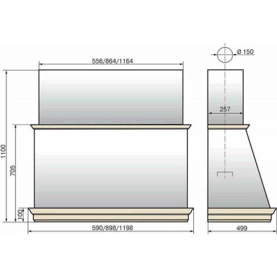 Вытяжка Эликор Баривьера 60 бежевый/дуб черн+патина срб 60П-650-П3Д Вытяжка Эликор Баривьера 60 бежевый/дуб черн+патина срб 60П-650-П3Д