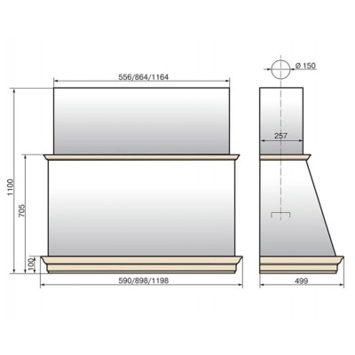 Вытяжка Эликор Баривьера 60 бежевый/дуб черн+патина срб 60П-650-П3Д Вытяжка Эликор Баривьера 60 бежевый/дуб черн+патина срб 60П-650-П3Д