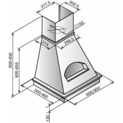 Вытяжка Эликор Бельведер 60 бежевый/дуб 60П-650-П3Д Вытяжка Эликор Бельведер 60 бежевый/дуб 60П-650-П3Д