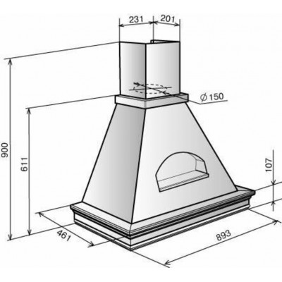 Вытяжка Эликор Бельведер Валенсия 90 топ.молоко/бук св.кор. 90П-650-П3Г Вытяжка Эликор Бельведер Валенсия 90 топ.молоко/бук св.кор. 90П-650-П3Г