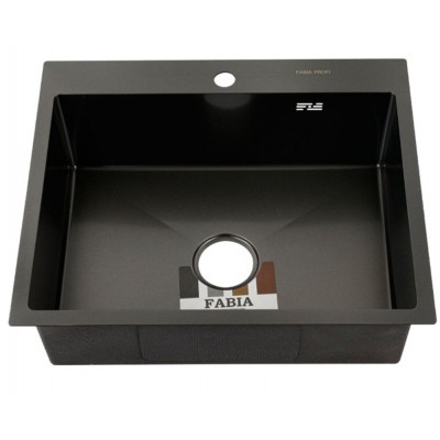 Мойка FABIA PROFI 610x510 ГРАФИТ +корзина Мойка FABIA PROFI 610x510 ГРАФИТ +корзина