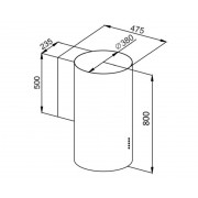 Вытяжка Konigin Enso Steel