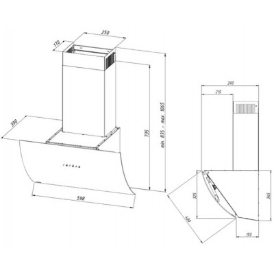 Вытяжка AKPO AKPO WK-9 Clarus 60 см. белый Вытяжка AKPO AKPO WK-9 Clarus 60 см. белый