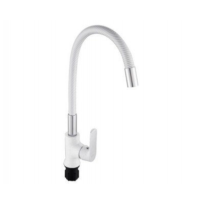Смеситель BRIMIX Смеситель с гибким изливом, белый Смеситель BRIMIX Смеситель с гибким изливом, белый