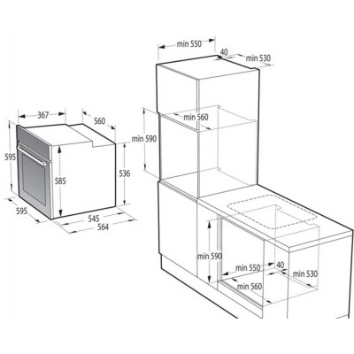 Духовой шкаф эл. GORENJE BOS67372CLB Духовой шкаф эл. GORENJE BOS67372CLB