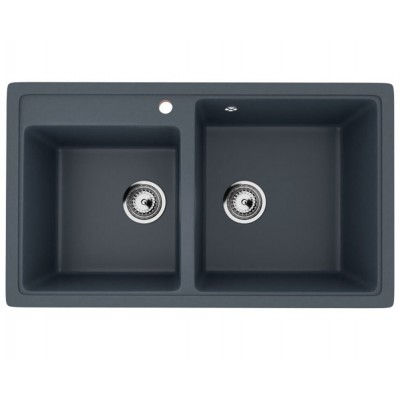 Мойка EcoStone ES-30-343 антрацит 840x485мм Мойка EcoStone ES-30-343 антрацит 840x485мм