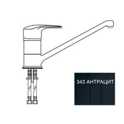 Смеситель EcoStone ES-03-343 антрацит Смеситель EcoStone ES-03-343 антрацит