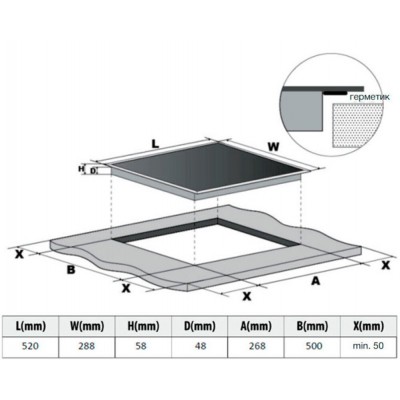 Варочная поверхность Hyundai HHE 3270 BG черный Варочная поверхность Hyundai HHE 3270 BG черный