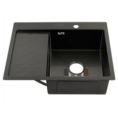 Мойка FABIA PROFI 630x500 ГРАФИТ ПРАВАЯ Мойка FABIA PROFI 630x500 ГРАФИТ ПРАВАЯ
