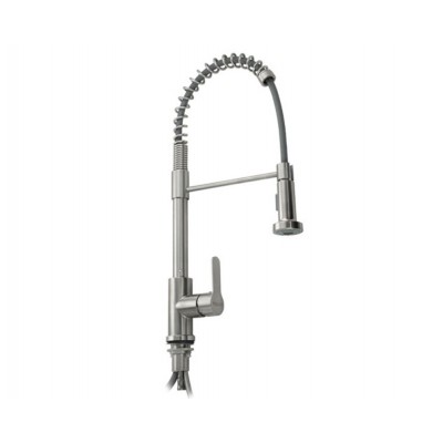 Смеситель MAGNUS 9250 гибкий пружинный излив, нерж. Смеситель MAGNUS 9250 гибкий пружинный излив, нерж.