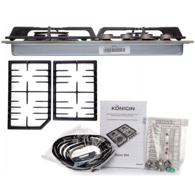 Газовая варочная панель Konigin Blaze 604 IVGW Газовая варочная панель Konigin Blaze 604 IVGW