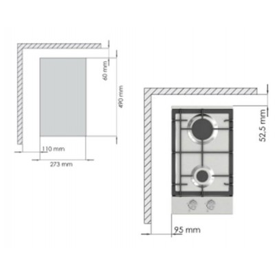 Варочная поверхность газ. Hyundai HHG 3236 BG черный Варочная поверхность газ. Hyundai HHG 3236 BG черный