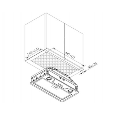 Вытяжка Konigin Skylark Inox 60 Вытяжка Konigin Skylark Inox 60