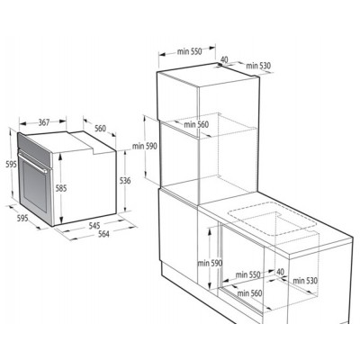 Духовой шкаф эл. GORENJE BSA6747A04X Духовой шкаф эл. GORENJE BSA6747A04X