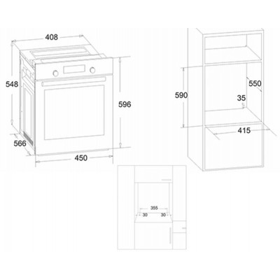 Духовой шкаф эл. SIMFER B4EM56016 Духовой шкаф эл. SIMFER B4EM56016