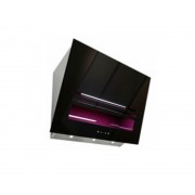 Вытяжка Sirius SLTC 74 90 см с фиолет. нишей. ЧЁРНОЕ СТЕКЛ