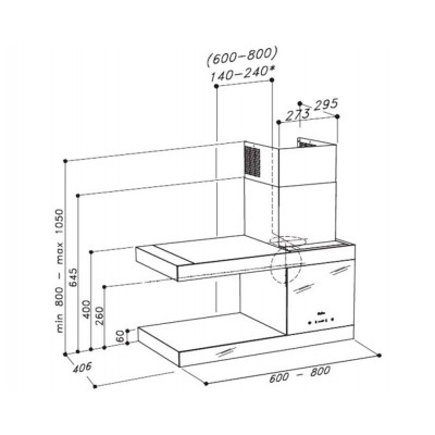 Вытяжка Sirius SL 87 60 см НЕРЖ. Вытяжка Sirius SL 87 60 см НЕРЖ.
