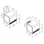 Вытяжка Sirius SL 88 45 см БЕЛЫЙ