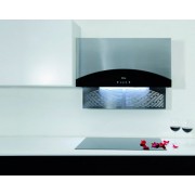 Вытяжка Sirius UPRIGHT TC 90 см НЕРЖ-ЧЁРНОЕ СТЕКЛО