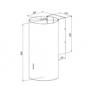 Вытяжка AKPO WK-4 Balmera WL 40 см. белый