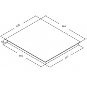 Варочная панель индукционная AKPO PIA 6094122FZ-2 BL
