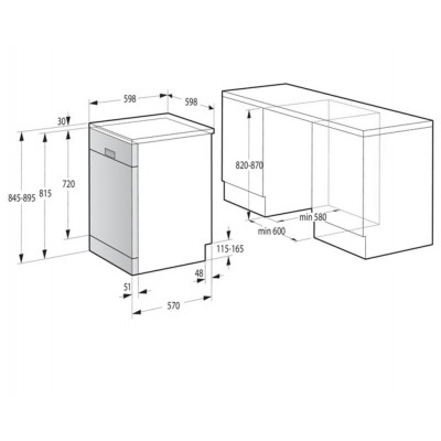 Посудомоечная машина GORENJE GS620C10S Посудомоечная машина GORENJE GS620C10S