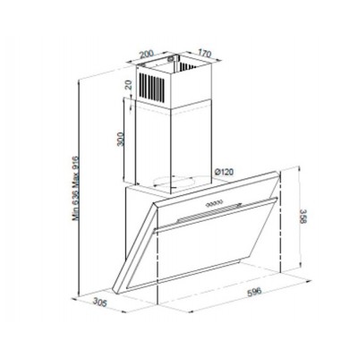 Вытяжка SIMFER 8615 SM Вытяжка SIMFER 8615 SM