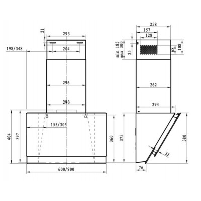 Вытяжка GORENJE WHI649B21S Вытяжка GORENJE WHI649B21S
