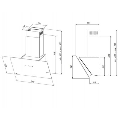 Вытяжка AKPO WK-11 Smart II 60 см. черный Вытяжка AKPO WK-11 Smart II 60 см. черный