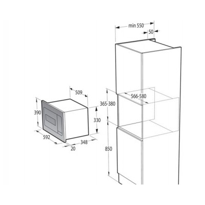 Микроволновая печь GORENJE Simplicity BM235G1SYB Микроволновая печь GORENJE Simplicity BM235G1SYB