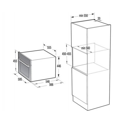 Духовой шкаф эл. GORENJE BCM4547A10X Духовой шкаф эл. GORENJE BCM4547A10X
