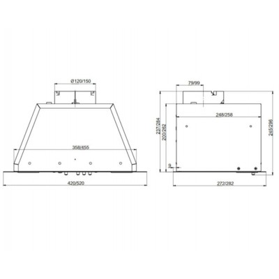 Вытяжка Эликор Врезной блок BOX 42П-700 белый Вытяжка Эликор Врезной блок BOX 42П-700 белый