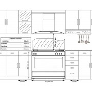 плита комбинированная Simfer F96MO52001