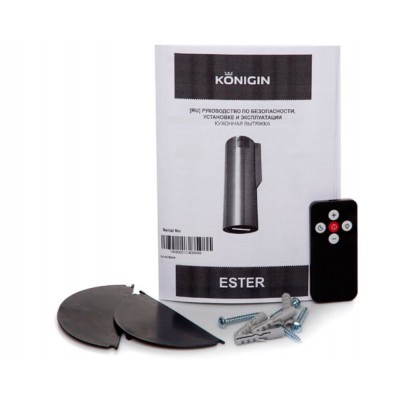 Вытяжка Konigin Ester Inox/Black Glass 31 Вытяжка Konigin Ester Inox/Black Glass 31