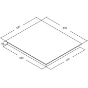 Варочная панель индукционная AKPO PIA 6094015K BL