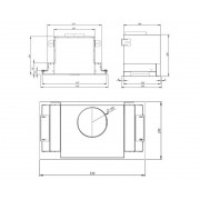 Вытяжка AKPO WK-10 Neva glass 60 см. нержавейка/белый (жесты)