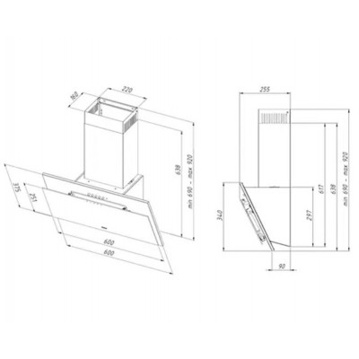 Вытяжка AKPO WK-4 Juno eco II 60 см. черный Вытяжка AKPO WK-4 Juno eco II 60 см. черный