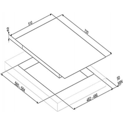 Газовая панель SMEG PV175S2 Газовая панель SMEG PV175S2