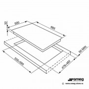 Газовая панель SMEG SR975NGH