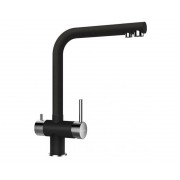 Смеситель Schock WELLUS New нерж.сталь/оникс (2 в 1)