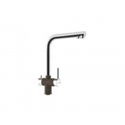 Смеситель Schock VITUS сталь/мокка (2 в 1)